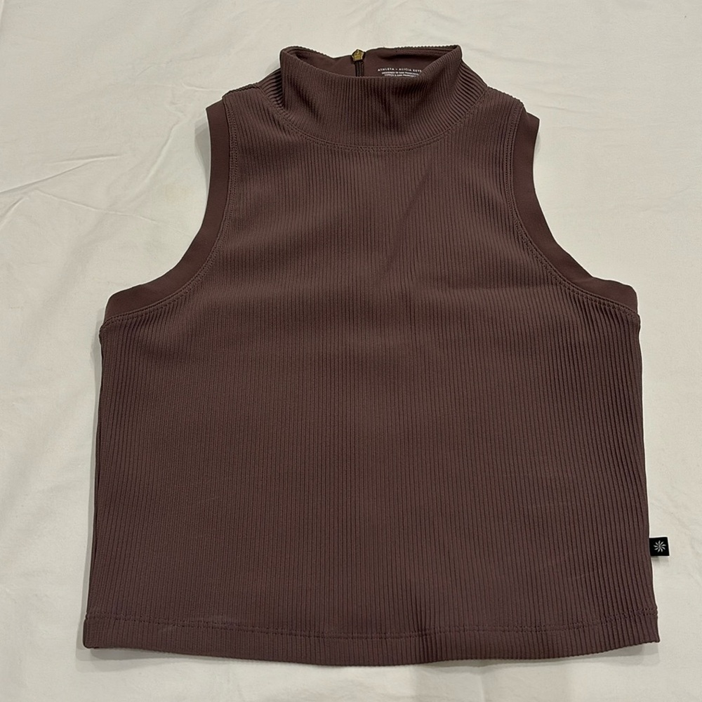Athleta x Alicia Keys Purple High Neck Tank Top, Women’s Small